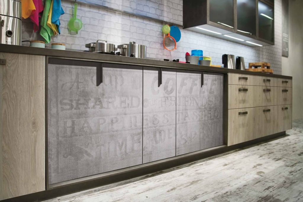 industrial style loft kitchen cabinets